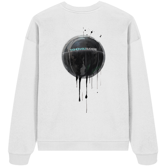 FS Dripping Art - White Sweatshirt