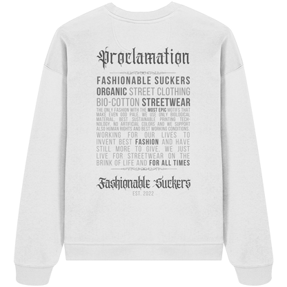 FS Signature 1.6 - White Sweatshirt back print