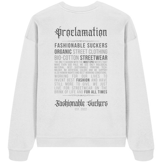 FS Signature 1.6 - White Sweatshirt back print