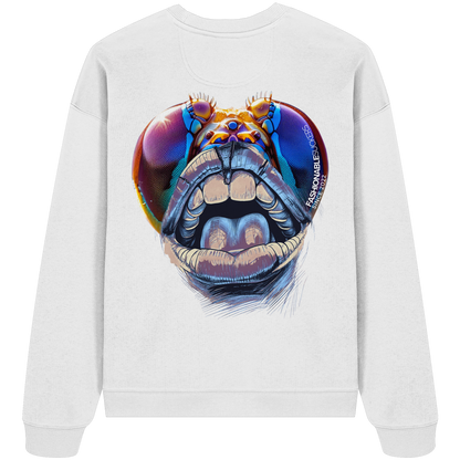 Flying eyes White Sweatshirt