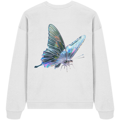 Butterfly Story White Sweatshirt