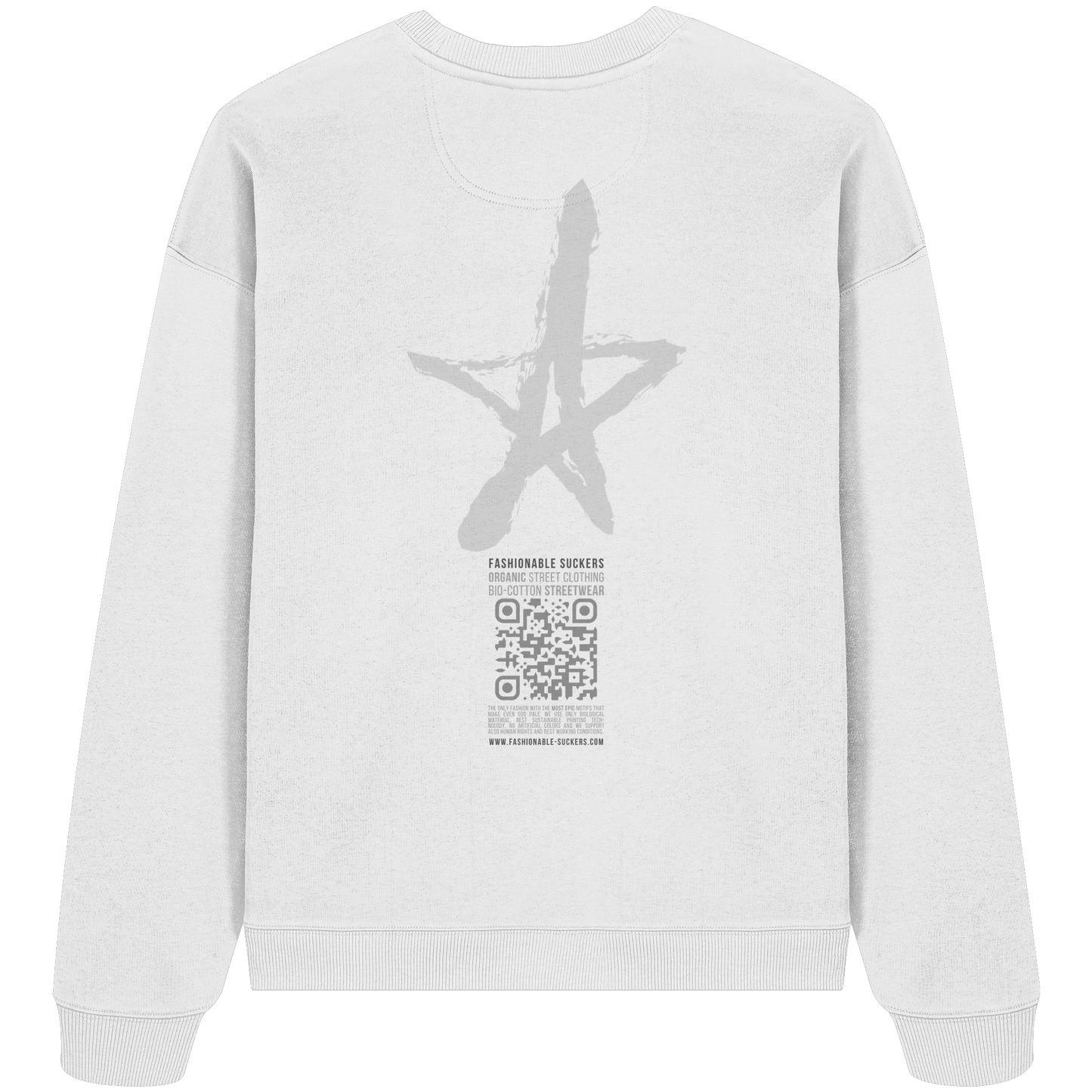 FS Signature 1.4 - White Sweatshirt back print