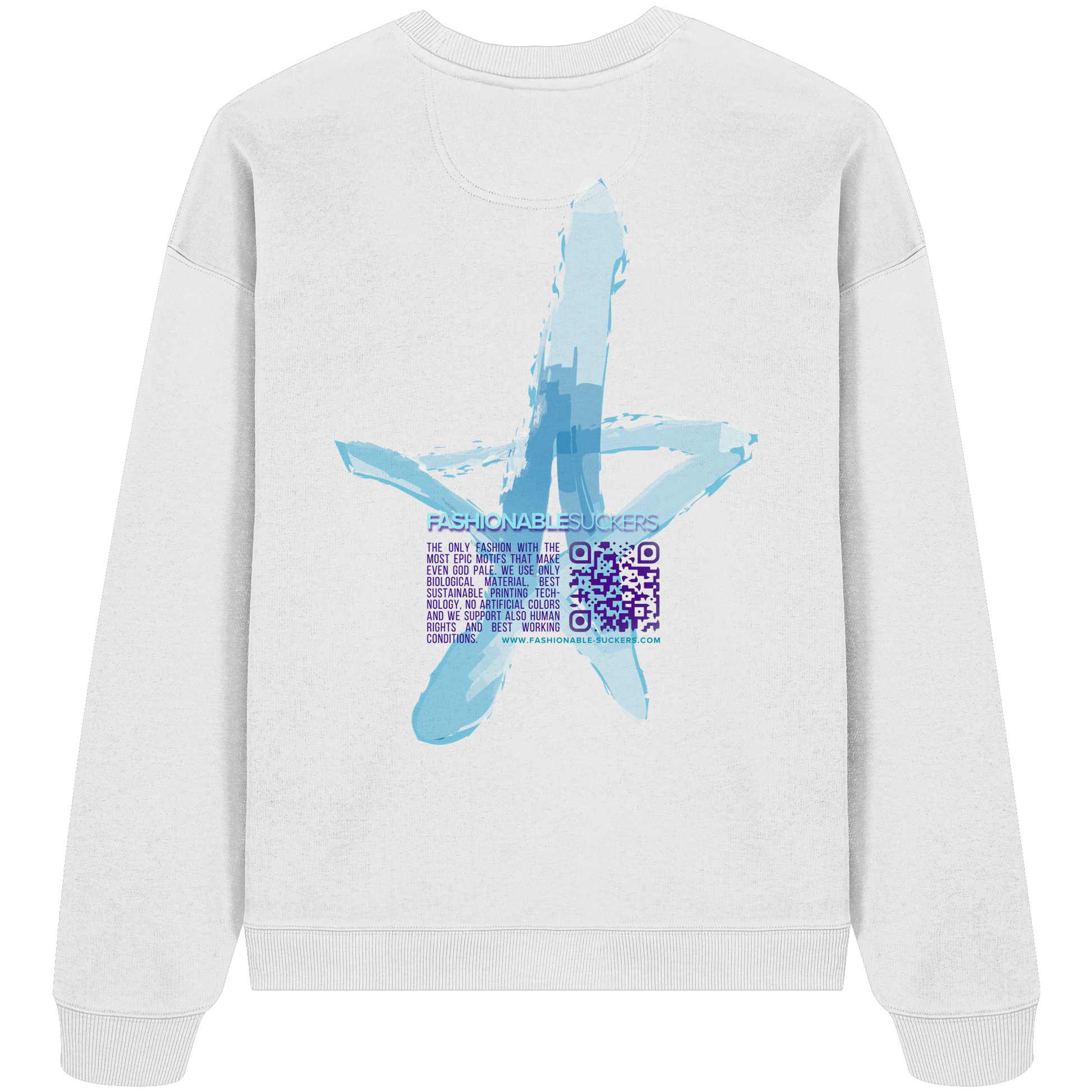 FS Signature 2.0 - White Sweatshirt back print
