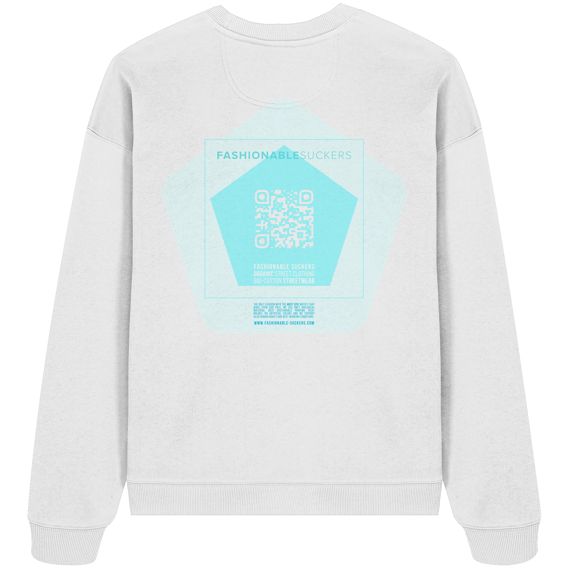 FS Signature 1.2 - White Sweatshirt back print