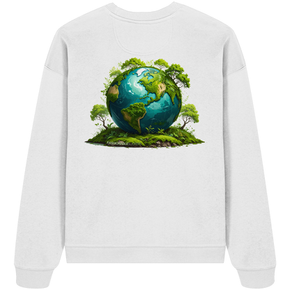 Mother Earth White Sweatshirt