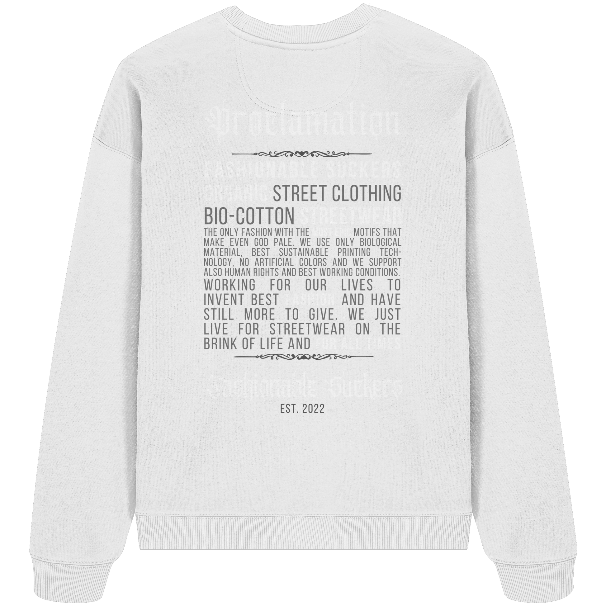 FS Signature 1.6 - Grey Sweatshirt back print