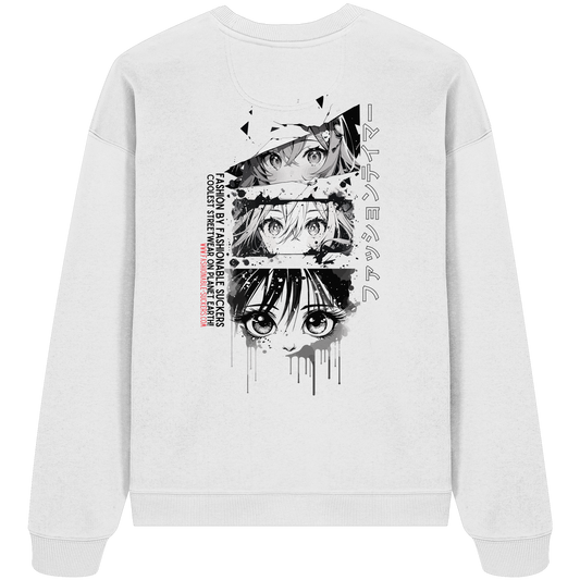 FS Manga Shot - White Sweatshirt