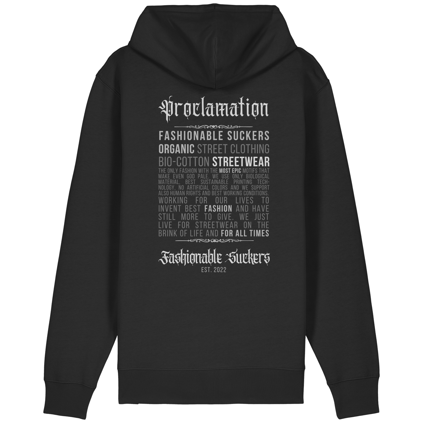 FS Signature 1.6 - Black Zipper back print