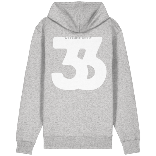33 Grey Zipper