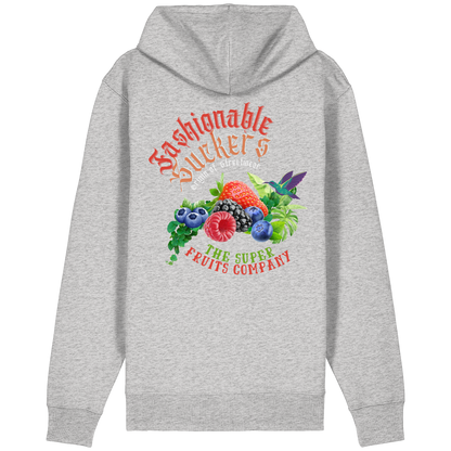 Super Fruit Company Gray Zipper