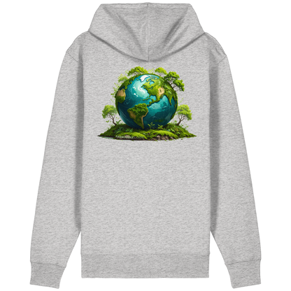 Mother Earth Grey Zipper