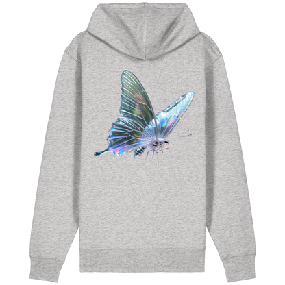 Butterfly Story Grey Zipper