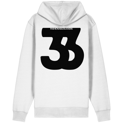 33 White Zipper