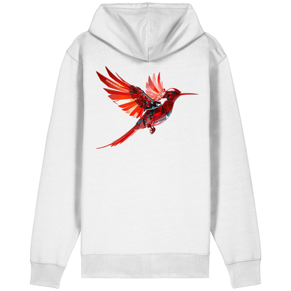 Message me White Zipper