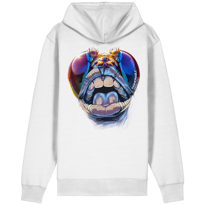 Flying eyes White Zipper