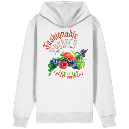 Super Fruit Company White Zipper