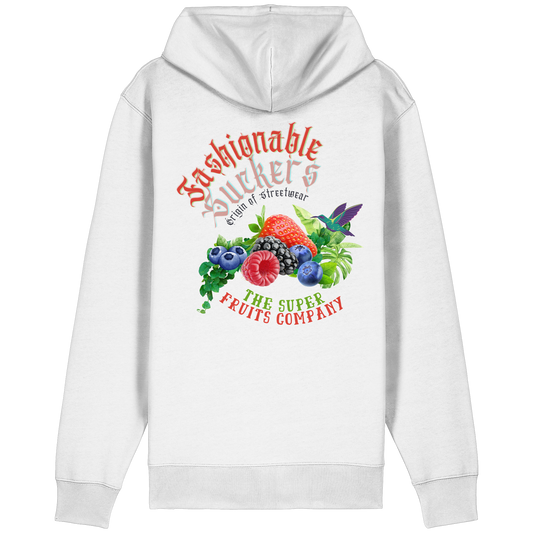Super Fruit Company White Zipper