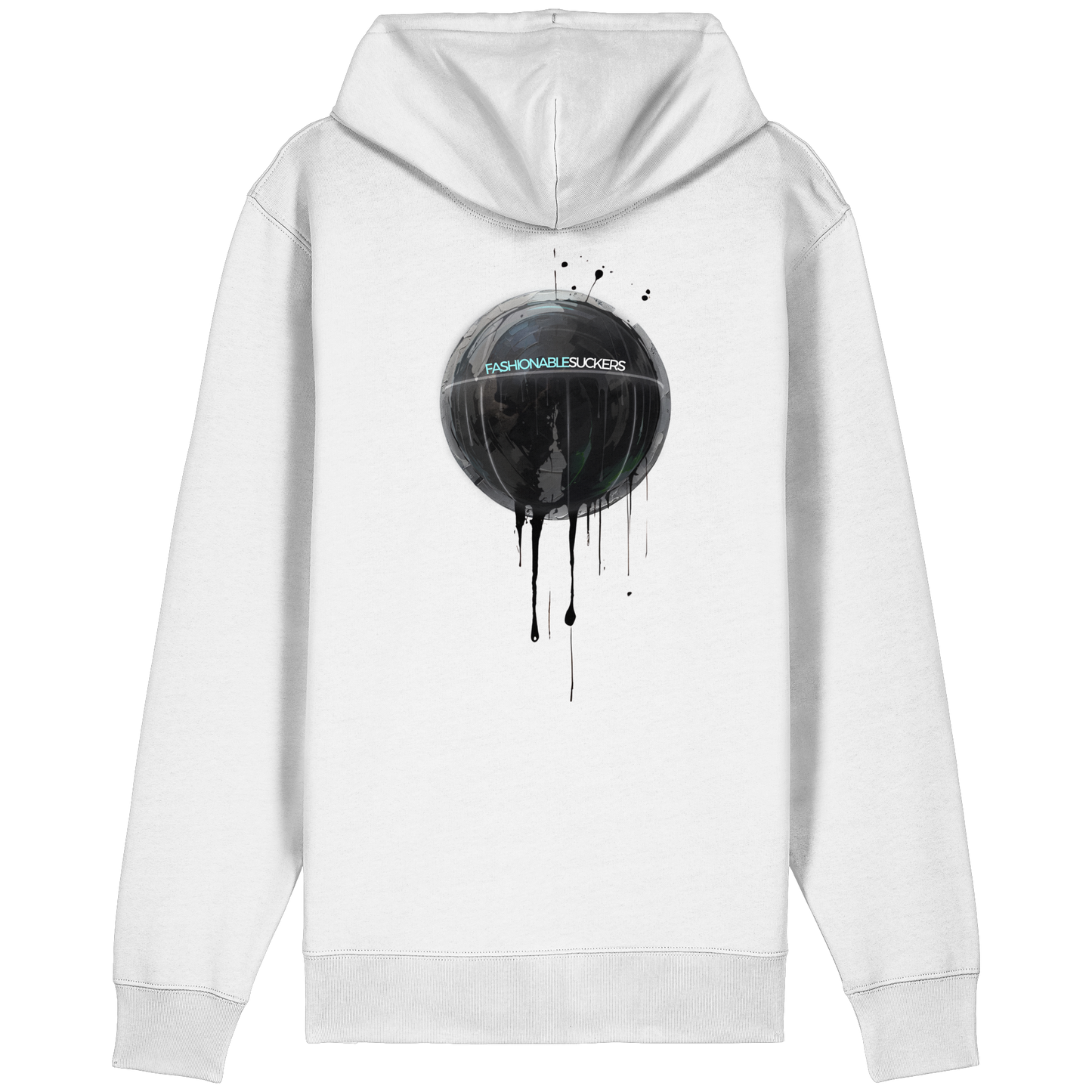 FS Dripping Art - White Zipper