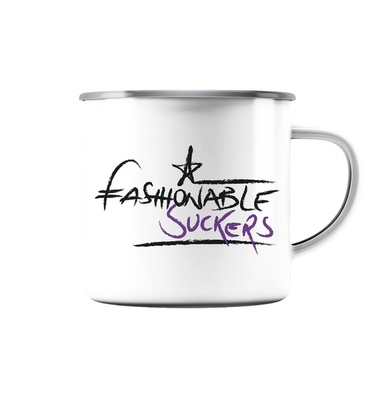 Cups and Water Bottles - Emaille Tasse (Silber)