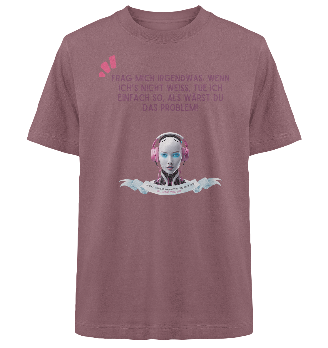 Know it all - Magenta (Heavy Oversized Organic)