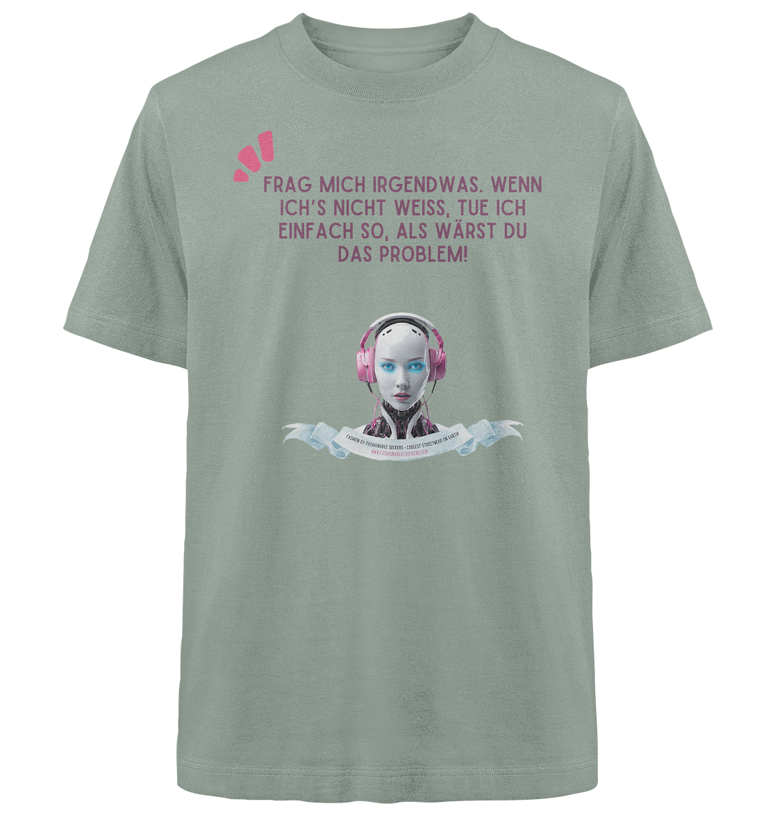 Know it all - Magenta (Heavy Oversized Organic)