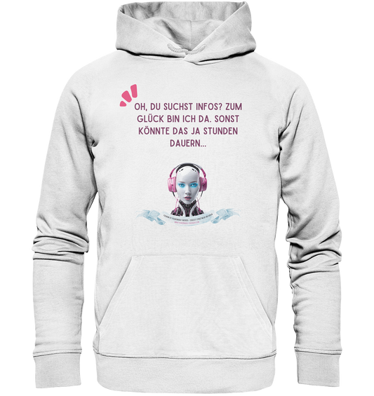 It takes ages - Magenta (Organic Hoodie)