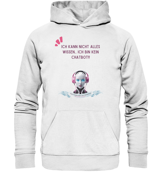 Donno all - Magenta (Organic Hoodie)