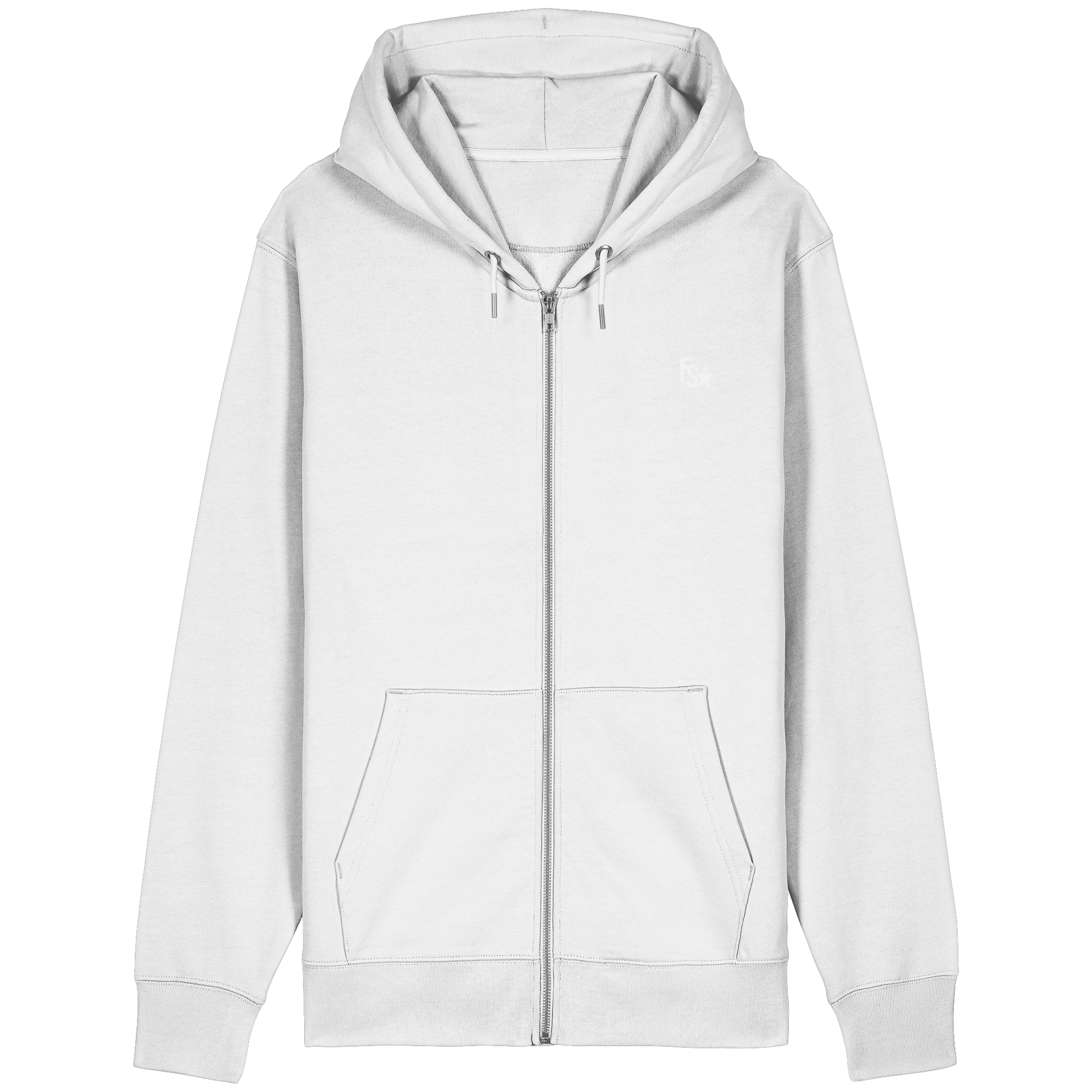 FS Primal Zero - White Zipper front logo