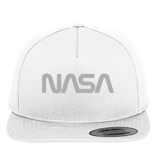 NASA Grey White Snapback